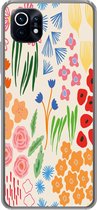 Telefoonhoesje Geschikt voor Xiaomi Mi 11 hoesje - Bloemen - Patronen - Veldbloemen - Siliconen Telefoonhoesje Telefoonhoesje