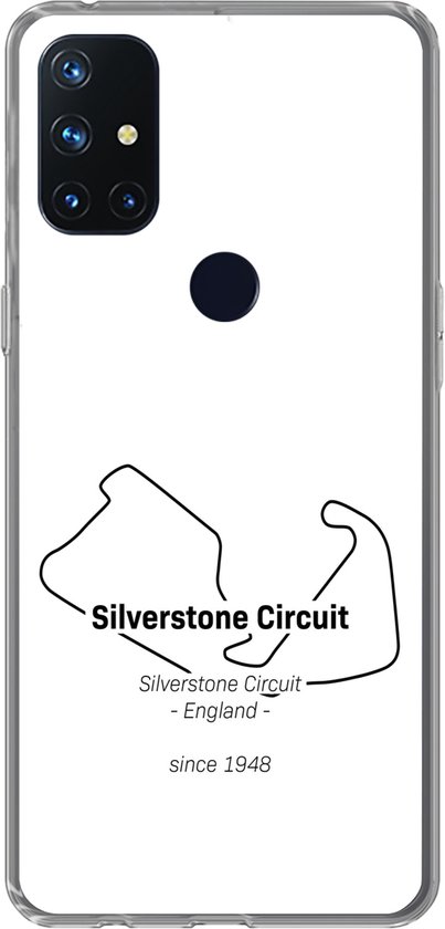 Foto: Geschikt voor oneplus nord n10 5g hoesje silverstone f1 circuit siliconen telefoonhoesje cadeau voor man