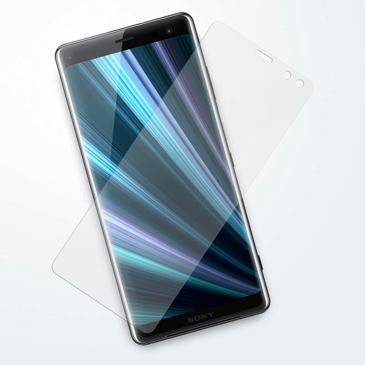 LuxeBass Screenprotector geschikt voor Sony Xperia XZ3 - glas scherm - bescherming