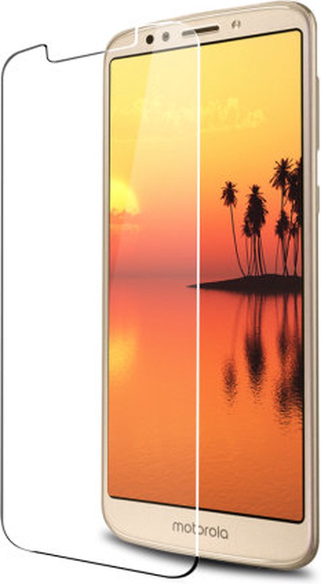 LuxeBass Screenprotector geschikt voor Motorola Moto E5 - glas scherm - bescherming
