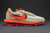 Nike LD Waffle Sacai CLOT Kiss of Death Net Orange Blaze DH1347-100 Maat 42 as in picture