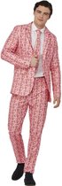 Smiffy's - Pink Panther Kostuum - Komische Roze Pink Panther - Man - roze - Medium - Carnavalskleding - Verkleedkleding