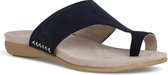 Jana Dames Slip-on schoen 8-8-27150-26 806 blauw H-breedte Maat: 41 EU