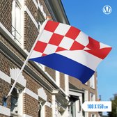 Vlag Brabant en Nederland 100x150cm