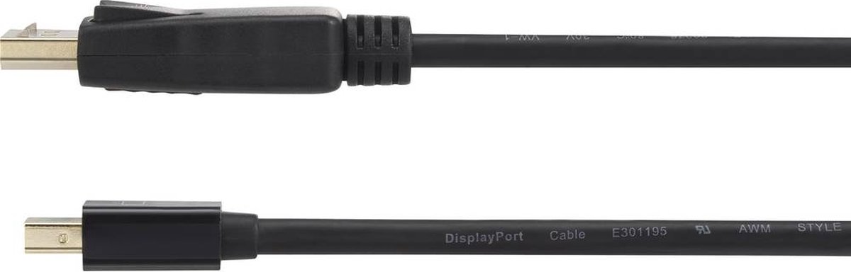 Renkforce RF-4538178 DisplayPort-kabel Mini-displayport / DisplayPort Adapterkabel Mini DisplayPort-stekker, DisplayPor