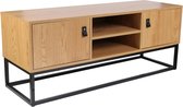 4goodz Boras TV-Meubel MDF / Metaal 117x39x48 cm - Bruin / Zwart