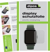 dipos I 2x Beschermfolie mat compatibel met Amazfit GTS 2e Folie screen-protector (expres kleiner dan het glas omdat het gebogen is)