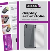 dipos I 6x Beschermfolie helder geschikt voor Gigaset GS5 Achterkant Folie screen-protector (expres kleiner dan het glas omdat het gebogen is)