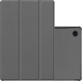 Hoesje Geschikt voor Samsung Galaxy Tab A8 Hoesje Case Hard Cover Hoes Book Case - Grijs