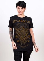 Stone Sour Heren Tshirt -S- Pyramid Zwart