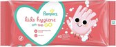 Pampers - Lingettes pour visage - On-The- Go Kids Hygiène - 40 lingettes - 1 x 40