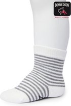 Bonnie Doon | Basic Stripe Baby Sock Organic | Ivory