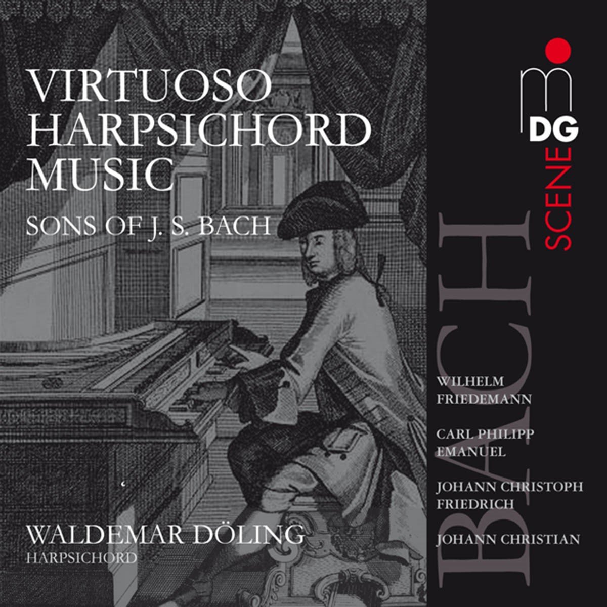 Waldemar Döling - Works For Harpsichord, Sons of J.S. Bach (CD)