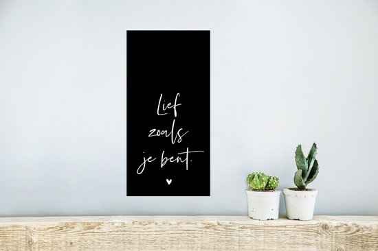 Affiche Citations - Proverbes - Petite amie - Douce comme tu es - Amie - 20x40 cm