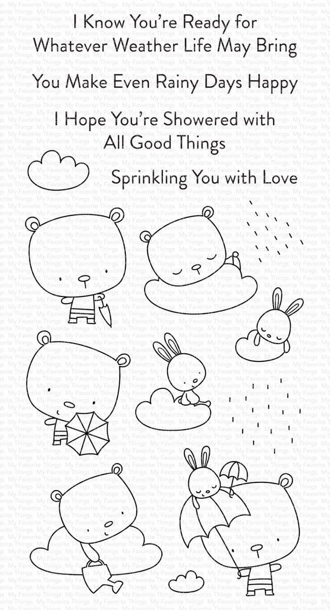 Sprinkling You with Love Clear Stamps (CS-558)