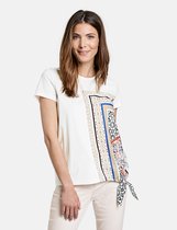 GERRY WEBER Dames Shirt met gedeeltelijke print