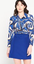 LOLALIZA Korte rok - Blauw - Maat 46