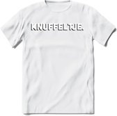 Knuffeltje - Valentijn T-Shirt | Grappig Valentijnsdag Cadeautje voor Hem en Haar | Dames - Heren - Unisex | Kleding Cadeau | - Wit - 3XL