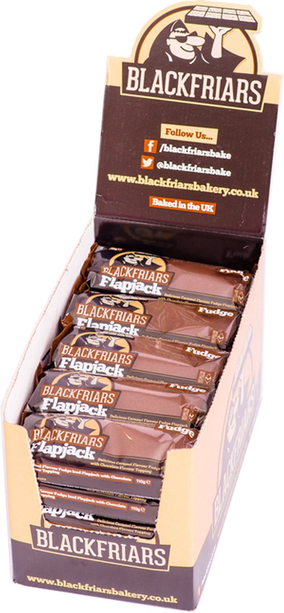 Goedkoopste Flapjacks 25x 110gr Fudge