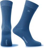 Bamboe sokken cobalt blauw