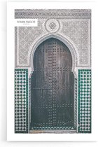 Walljar - Doorway In Marrakech - Muurdecoratie - Poster