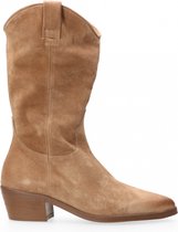 Van Dalen  - HALF HOGE SUEDE LAARS - Taupe - 42