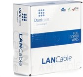 Bol.com DANICOM CAT6 UTP 50 meter internetkabel op rol soepel - PVC (Fca) - netwerkkabel aanbieding