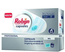 Robijn White Wasmiddel Capsules Pro Formula - 1 zak van 46 capsules