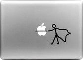 Mobigear Design Sticker Geschikt voor Apple MacBook Pro 15 (2008-2012) - Plug the Apple