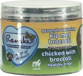 Renske Gezonde Beloning Hartjes - Hondensnack - Kip & Broccoli - 100 g