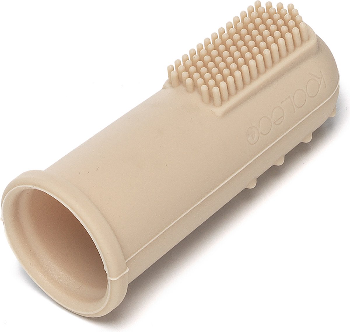 KOOLECO® siliconen vinger baby tandenborstels (2 stuks) - sand