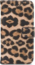 My Style - Samsung Galaxy S21 FE Hoesje - Flex Wallet Luipaard Bruin