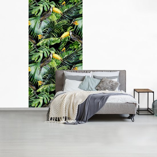 Papier Peint - Papiers Papier peint photo Toucan - Motifs - Plantes - Largeur 120 cm x Hauteur 240 cm