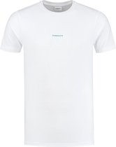 Purewhite -  Heren Slim Fit   T-shirt  - Wit - Maat XXL
