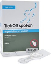 Exil Hond Tick Off Knijp Ampul - 6 X 1 ML