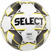 Select Futsal Master (Grain) Voetbal - Wit / Grijs / Geel | Maat: UNI