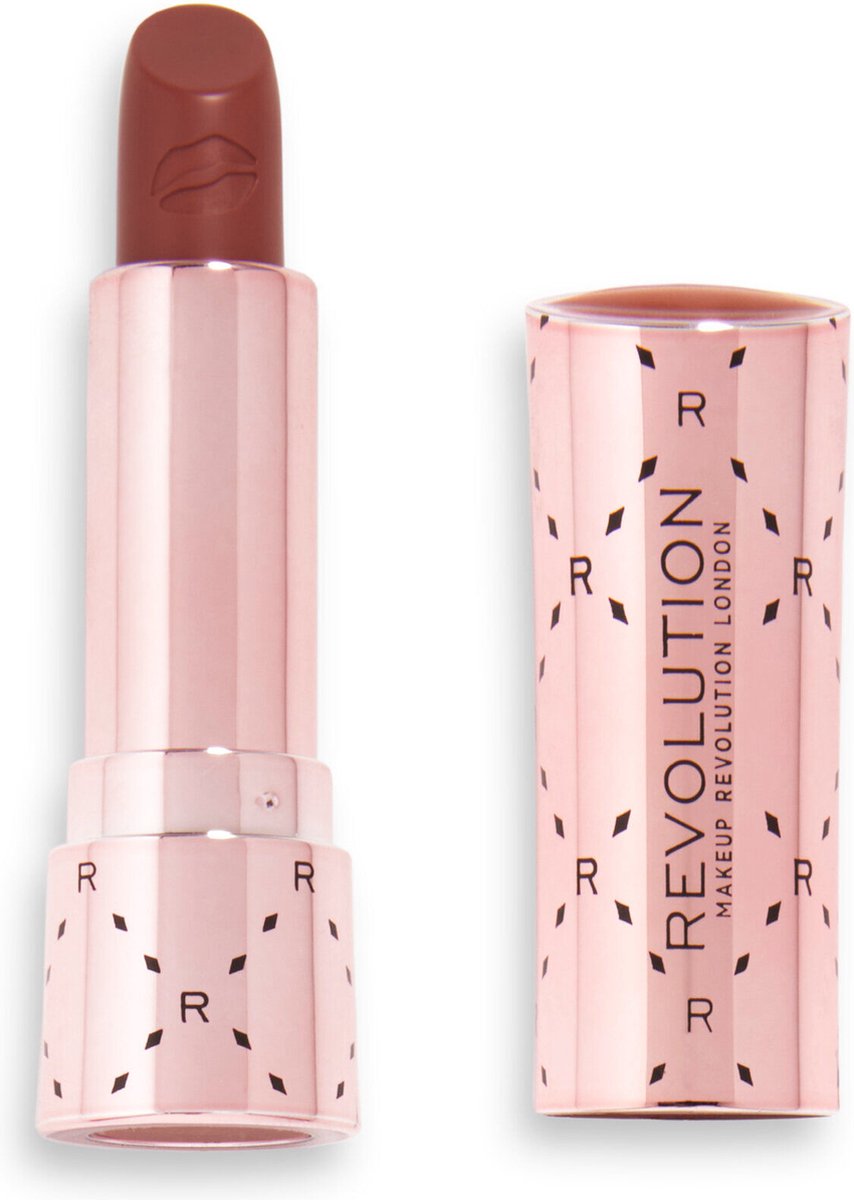 Makeup Revolution Soft Glamour - Satin Kiss Lipstick - Chauffeur - Lippenstift - Nude - Beige