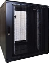 DSIT 18U serverkast / serverbehuizing met geperforeerde deur 800x800x1000mm (BxDxH) - 19 inch