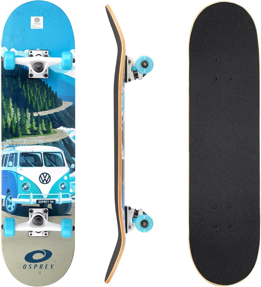 Beginners Skateboard Trick board Trucs Leren Dubbele kick 31 x 8 Inch