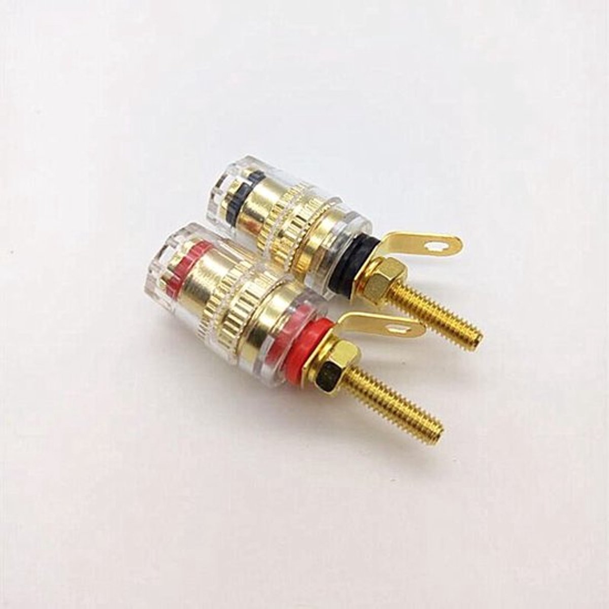 2 Stks Speaker Banaan Terminal Plug Terminal Binding Post Banaan Terminal voor Audio Crystal Binding Kolom Speaker Terminal