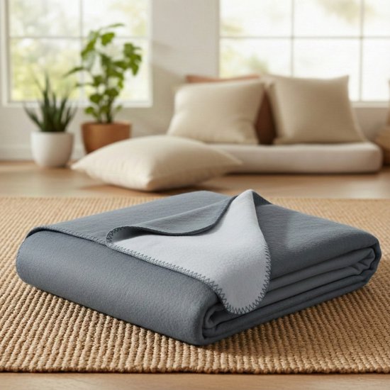 Yoga deken harmony ecru Plaid YOGISTAR van YOGISTAR — afbeelding 3