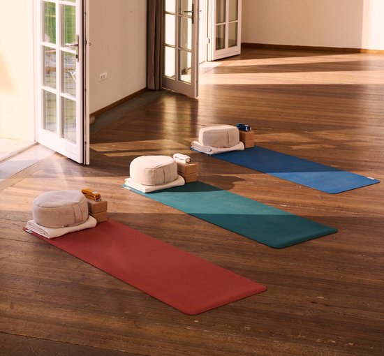 Yogistar Yogamat pure eco red-bordeaux van YOGISTAR — afbeelding 4