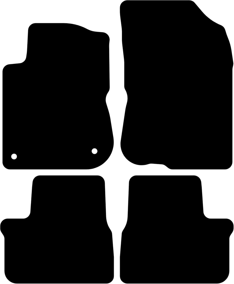 Autobekleding Set - Vloermatten Auto - Interieur Beschermen - Perfecte Pasvorm - 4 Delig -