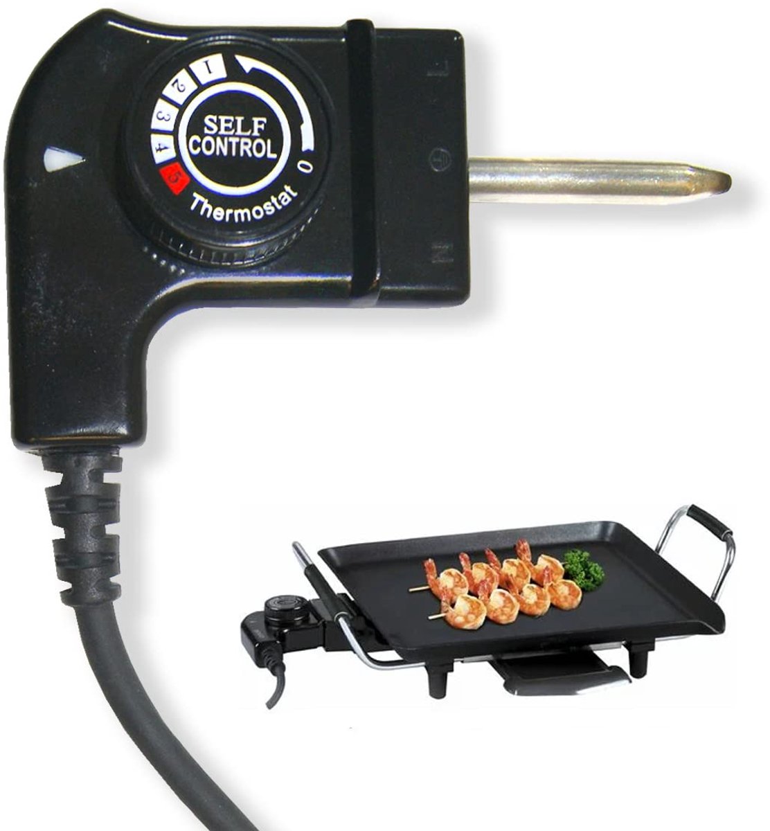 Thermostaat Kabel - Grill Vervanging - Temperatuur Regelen - Universele Pasvorm - 14 x 5 x