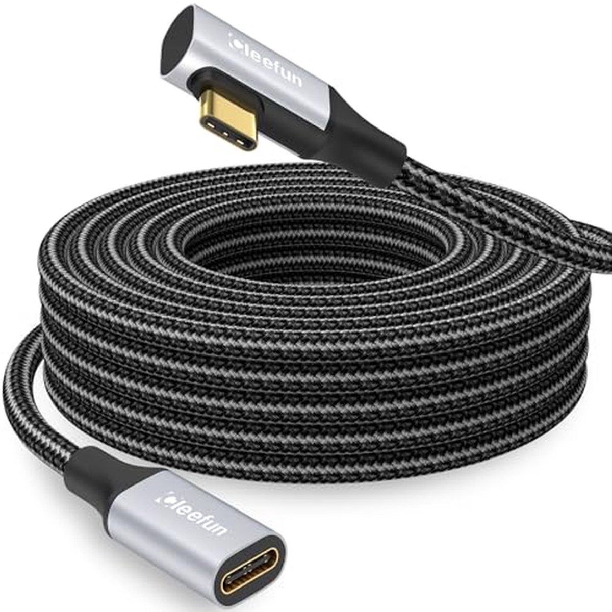 USB C Verlengkabel - Type C Kabel - Sneller Laden - 100W Power Delivery - 3 meter - Zwart