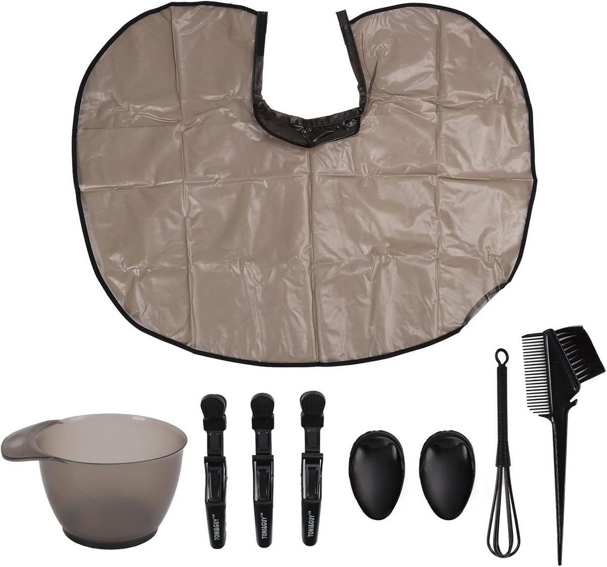 Haarverfset - Verfgerei set - Haar kleuren - Antislip kom - Complete set - Zwart