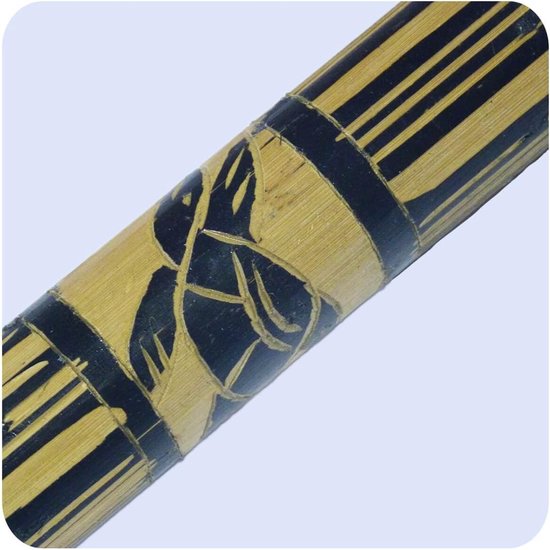Bamboe Regenmaker Percussie Instrument met Rustgevend Geluid (20 cm) van Merkloos — afbeelding 2