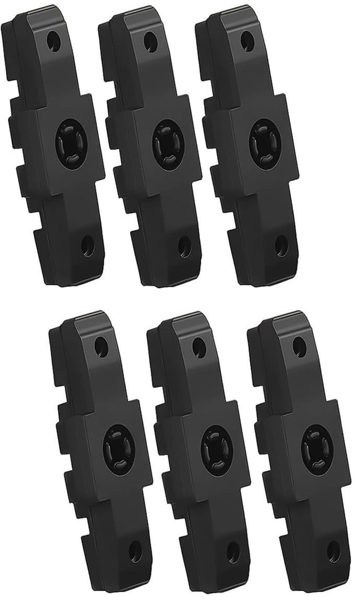 Dailygoods- Fietsremblokken Vervanging - 6 Stuks - Geschikt voor Magura HS11/HS22/HS24/HS33/HS66 - Hoogwaardig Rubber - Lichtgewicht - Duurzaam - Remblokken