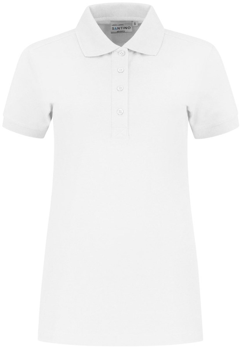 SANTINO LEEDS Poloshirt dames Wit / L