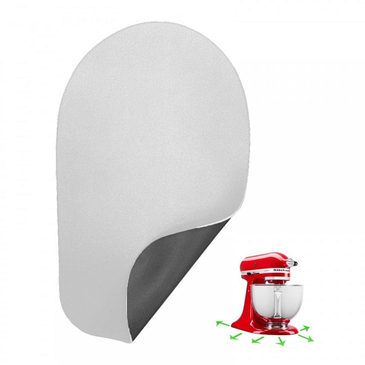 Dailygoods- Mixer Pad Hittebestendig - Antislip - Waterdicht - Bescherming - Voor Airfryers/Koffiemachines/Mixers - Onderzetter